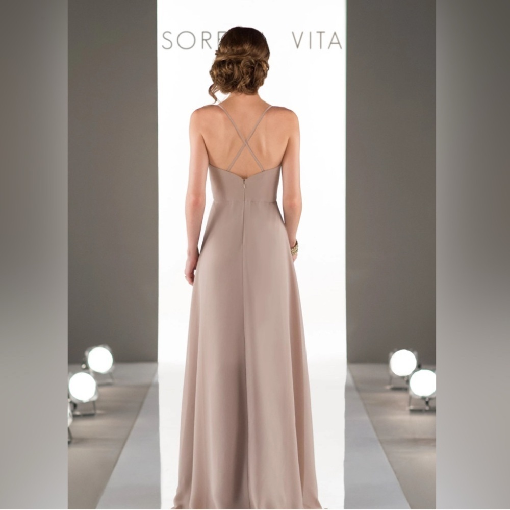 Sorella Vita chiffon maxi dress 8798 - Picture 3 of 8